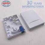 1 Port Single Fiber FTTH Distribution Box Socket Indoor Fibre Optic Termination Box for sale