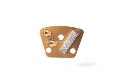 China ASL Trapezoid  1/2PCD Single Bar  Magnetic Connection Diamond Grinding Shoes non-threaded supplier