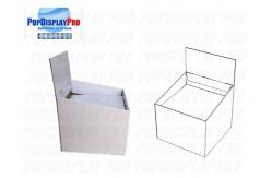 China Strong 30kgs Supporting Capability of Wingstack Cardboard Dump Bins supplier