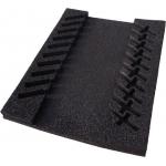 Cut Out EVA Expanded Polystyrene Sheets 25mm Black Foam Box Inserts