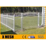 Post 80 x 80mm Squash Top Cross Rail 40 x 40mm 6 point welds Security Mesh Fence for sale