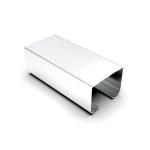 Shiny Silver Interior Sliding Window 6063 Aluminum Channel Extrusions