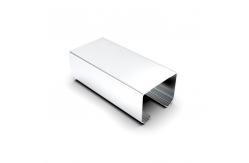 China Shiny Silver Interior Sliding Window 6063 Aluminum Channel Extrusions supplier