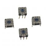 BCD Code Rotary Dip Switch 3 Position Thru Hole Terminal 3+3 PIns