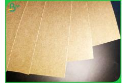 China Strong Strength Recycled Pulp Brown Kraft Paper Roll For Making Gift Boxes supplier