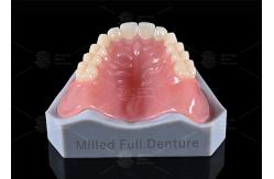 China Professional Dental Practice Milled Acrylic Denture with CAD/CAM Technology supplier