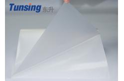 China Polyurethane TPU Hot Melt Adhesive Film White Mist Translucent Thickness 0.08mm supplier