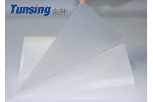 Thermoplastic Hot Melt Adhesive Film Similar Bemis 3218 Glassine Release Paper