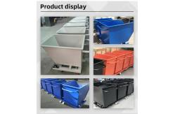 China Mild Steel Self Dumping Forklift Bin Self Tipping Bin supplier