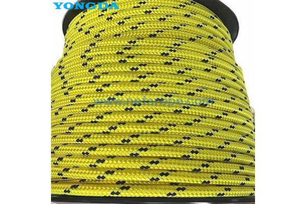 High Tensity Polyester Filament Braided Rope 48mm 6 Strand