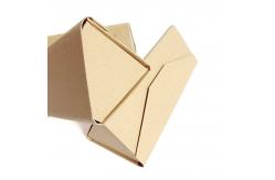 China Rigid Cardboard Eco Friendly Triangular Gift Box supplier