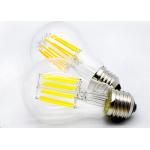 Bright Globe LED Filament Bulb , Warm White Filament LED Bulb Glass 3300K for sale