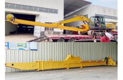 China 14M 15M Excavator Telescopic Arm Long Arm With Bucket Digging Foundation Pit supplier