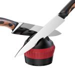 Mini Kitchen Knife Sharpener Customized Logo Lightweight With Suction Pad for sale