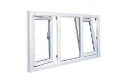 China Customized House PVC Tilt And Turn Windows Single Glazed / Double Glazed supplier