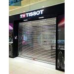 4000mm Width 2.2mm PC Panel Aluminum Clear Roller Shutters for sale