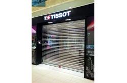 China 4000mm Width 2.2mm PC Panel Aluminum Clear Roller Shutters supplier