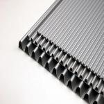 1500 X 4000 Mm A2 FR Corrugated Aluminum Roofing Sheets Composite Panel For Roof LDPE for sale