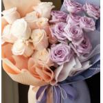 3D embossed paper flower packaging paper