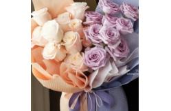 China 3D embossed paper flower packaging paper supplier