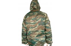 China Hooded Camouflage Training Top with Versatile Functions  Zipper Metal Button Closure supplier