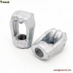 Forged Twin Eye Nut 3/4 Double Thimble Eye Nut for Poleline Hardware for sale