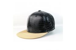China 3D Embroidery PU Flat Brim Snapback Hats / Hip Hop Fluorescent Cap supplier