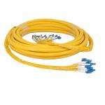 2.0mm Singlemode SM Bundled Jumper LC SC FC ST Branch Cable Optical Fiber Patch Cable 24C for sale