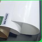 Thickness 50gsm Food PE Coated Paper Natural Color Direct Contact for sale