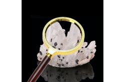 China 70mm Handheld Reading Magnifier 10x Handheld Magnifying Glass Ergonomics Handle Design supplier