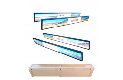 China Wall Mounted Ultra Wide Digital Signage , Metal Shell Waterproof Lcd Display supplier
