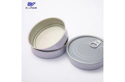 China Cigarette Round Tin Containers D99x27mm 180ml Weed Packaging Can supplier