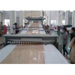 Two Extruder PVC Plastic Sheet Extrusion Line Artificial Marble Stone Sheet Production for sale