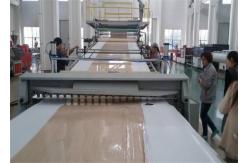 China Artificial PVC Marble Sheet Production Line , Plastic Sheet Making Machine supplier