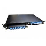 China Cwdm Dwdm Fiber Optic Mux Demux 8ch With 1310nm Monitor Port 100ghz Module for sale
