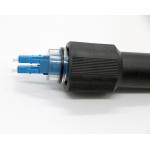 2 Cores Outdoor LC-FC Waterproof Fiber Optic Patch Cord SM/MM FTTA With CPRI Cable for sale