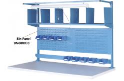 China Bin Panel Industrial Work Benches Hold Plastic Bins 60 P/C Finish supplier