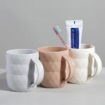 Student Brush Plastic Water Toothbrush Cup Mug With Handle
