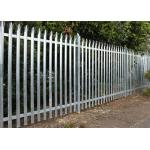 2500mm height galvanized type High Strength Security Steel Palisade Fencing safety protect for sale