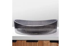 China Modern Ingot Glass Wash Bowl Constructed With Die Casting Production Process supplier