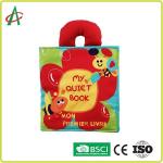 ISO BSCI Family Early Education 3d Cloth Book Polyester fabric for sale
