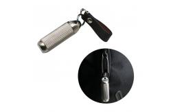 China 7 Day Round Shape Aluminum Pill Can Box For Keychain Purple Case supplier