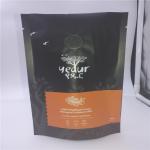 Matte Black 500 Gram 1 LB printed food packaging bags With k And Degassing Valve for sale