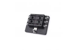 China R3-76 ATO ATC Blade Fuse Block With 6 Circuits M4 Screw Mount supplier