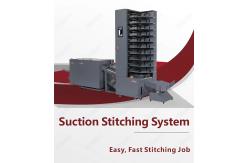 China 10 Trays Air Suction Automatic Paper Sheet Book Booklet Gathering Machine Equipment supplier