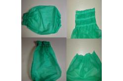 China Anti Dust Food Safety Disposable Oversleeves With Knitted Cuff supplier
