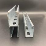 Double Unistrut 41x123 Slotted Plain Spot Welding Back to Back Strut Channel for sale