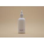 Personal Care Essential Oil Dropper Bottles , White 100ml Glass Dropper Bottles for sale