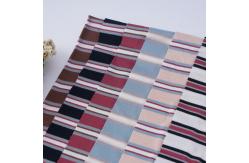 China Moisture Absorbing Breathable Smooth Striped Knit Fabric For T Shirt supplier