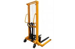 China Straddle Hand Pallet Stacker  , Manual Platform Stacker 1000kg supplier